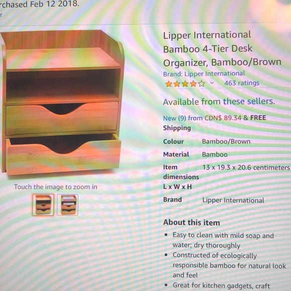 New in package 4 Tier Desk organizer - Picture 4 of 4